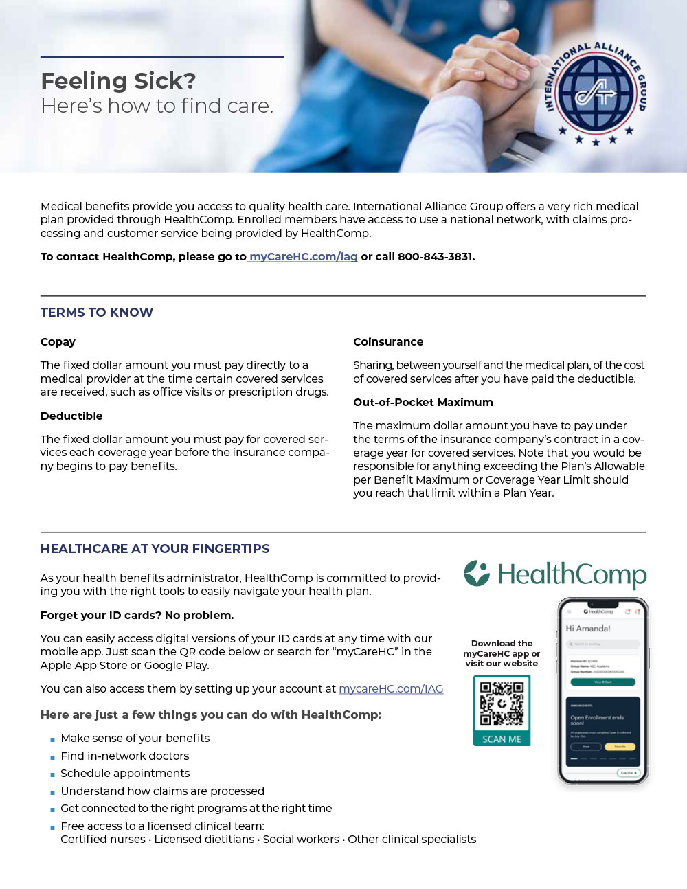 Guide to accessing healthcare